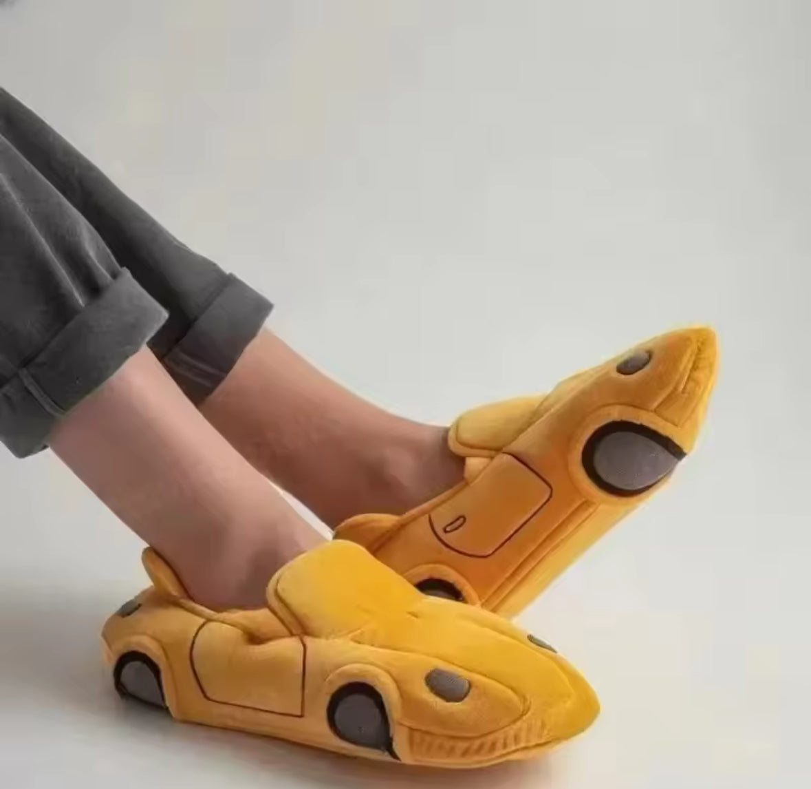 Plush slippers