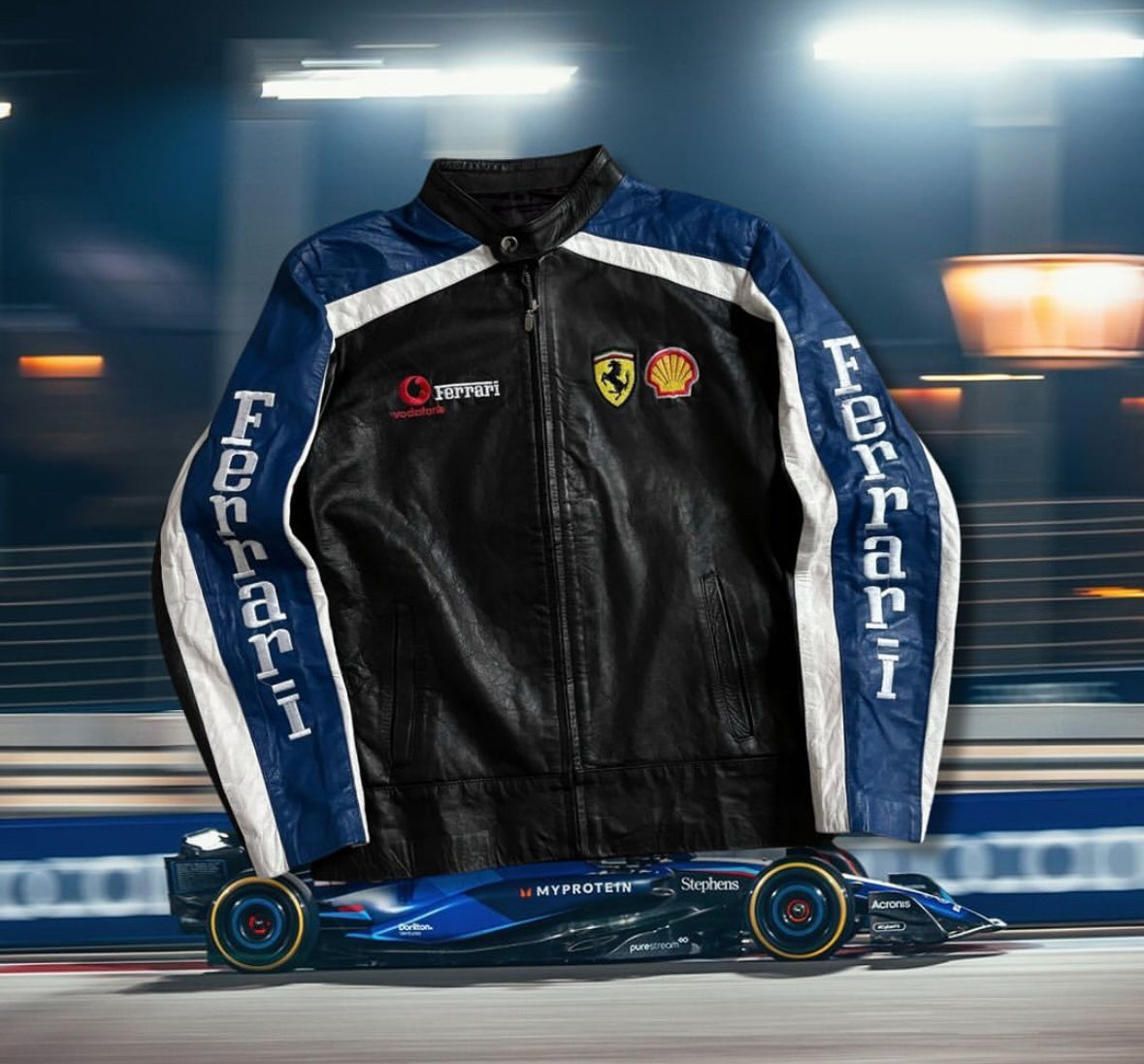 Ferrari leather jacket