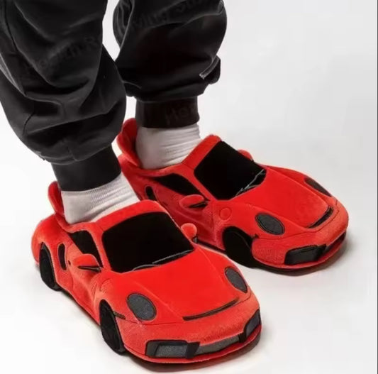 Plush slippers